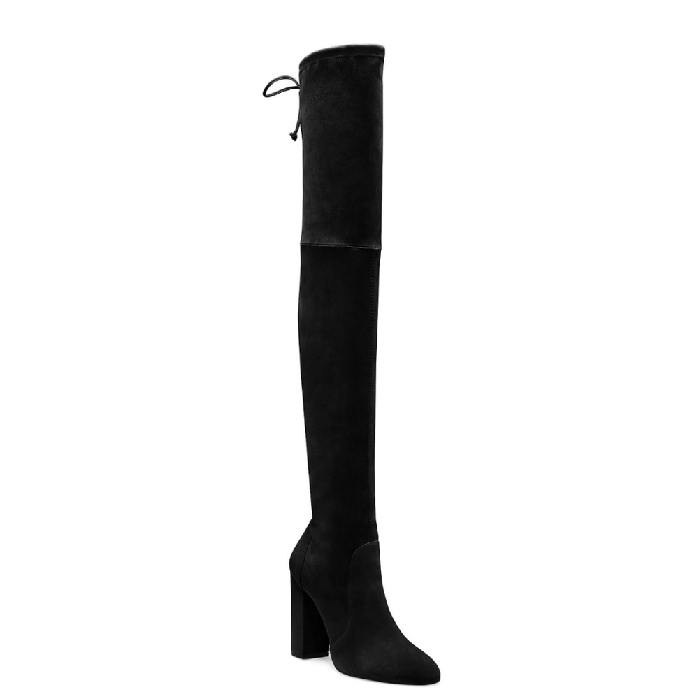Stuart Weitzman 12 Blk Suede Over the Knee Boot- 12 is SOLD OUT ELSEWHERE NIBWT